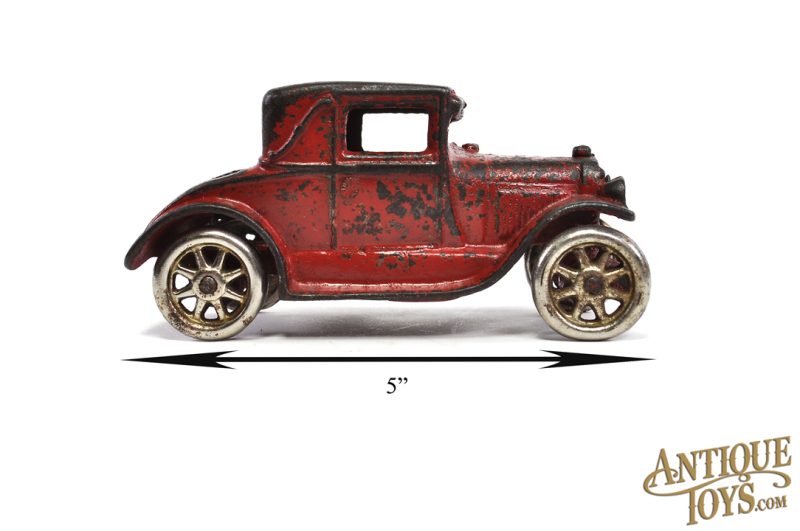 Arcade ca. 1930’s Cast Iron No. 116X Ford Coupe with Rumble Seat 5″ <FONT COLOR="ff000 ">*SOLD*</font> - Image 9