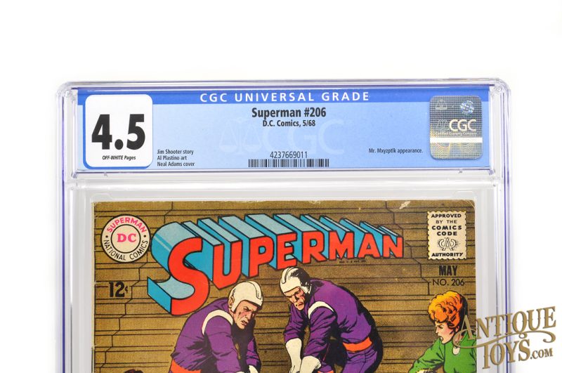 D.C. Comics 1968 Superman #206 CGC Graded Comic <FONT COLOR="ff000 ">*SOLD*</font> - Image 2