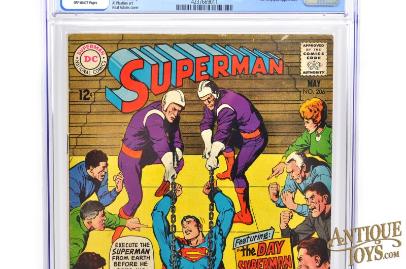 D.C. Comics 1968 Superman #206 CGC Graded Comic <FONT COLOR="ff000 ">*SOLD*</font> - Image 3