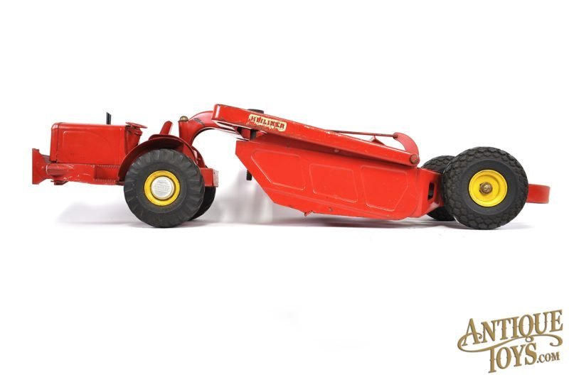 Doepke Model Toys ca. 1950s Pressed Steel Heiliner Heavy Road Grader <FONT COLOR="ff000 ">*SOLD*</font> - Image 6