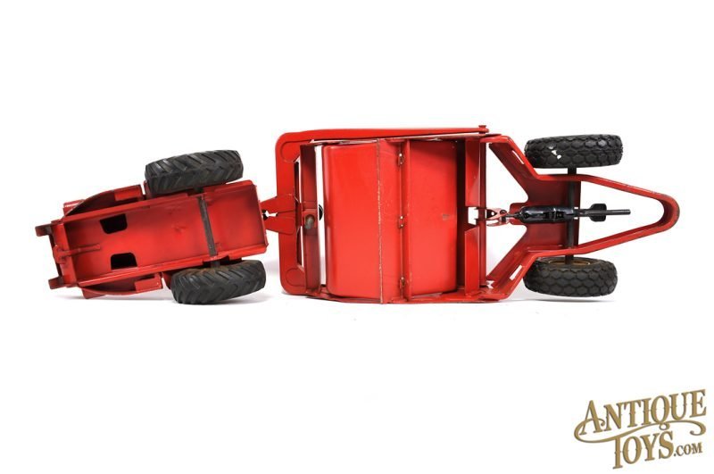 Doepke Model Toys ca. 1950s Pressed Steel Heiliner Heavy Road Grader <FONT COLOR="ff000 ">*SOLD*</font> - Image 7