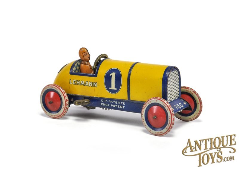 Lehmann Tin Lithographed Windup No. 760 Galop #1 Racer Rennwagen <FONT COLOR="ff000 ">*SOLD*</font>