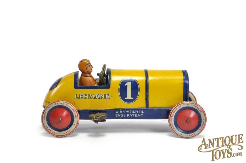 Lehmann Tin Lithographed Windup No. 760 Galop #1 Racer Rennwagen <FONT COLOR="ff000 ">*SOLD*</font> - Image 2