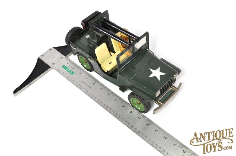 Miyazawa & Taniguchi Shoten Tin Lithographed Friction Combat Jeep in Box <FONT COLOR="ff000 ">*SOLD*</font> - Image 10