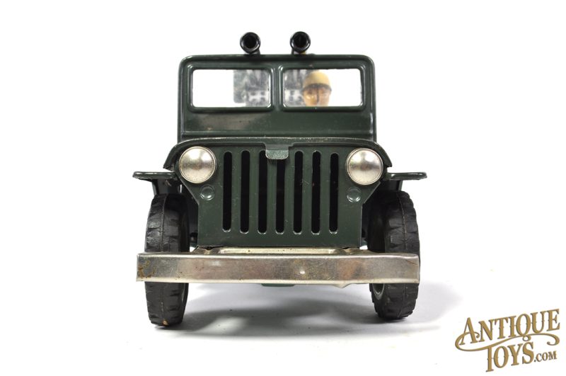 Miyazawa & Taniguchi Shoten Tin Lithographed Friction Combat Jeep in Box <FONT COLOR="ff000 ">*SOLD*</font> - Image 7